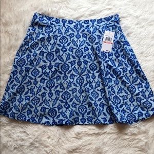 Michael Kors NWT shades of blue flowy mini skirt💙